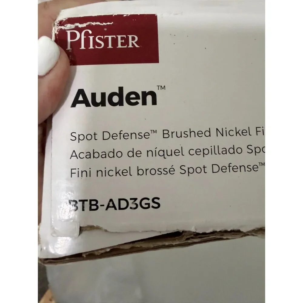 Pfister Auden spot defense brushed nickel bath accessory set BTB-AD3GS